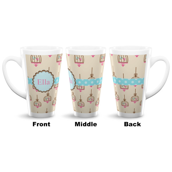 Kissing Birds 16 Oz Latte Mug - Approval