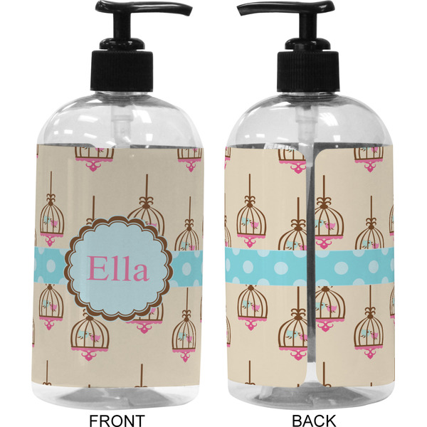 Kissing Birds 16 oz Plastic Liquid Dispenser (Approval)