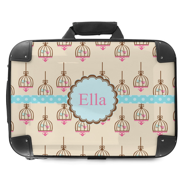 Custom Kissing Birds Hard Shell Briefcase - 18" (Personalized)