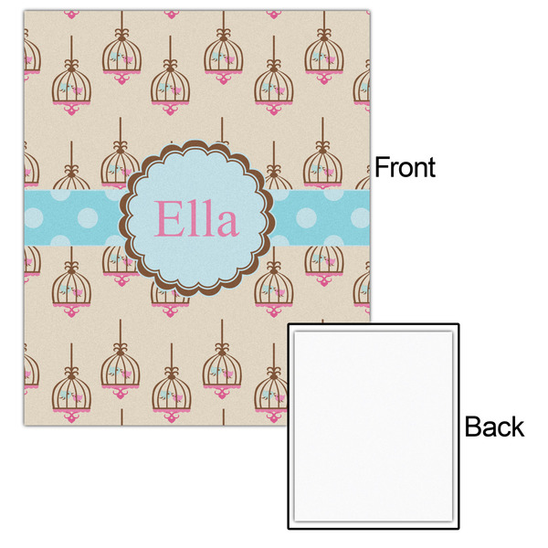 Kissing Birds 20x24 - Matte Poster - Front & Back