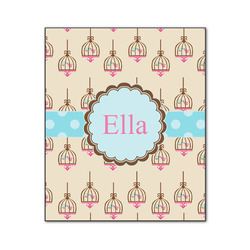 Kissing Birds Wood Print - 20x24 (Personalized)