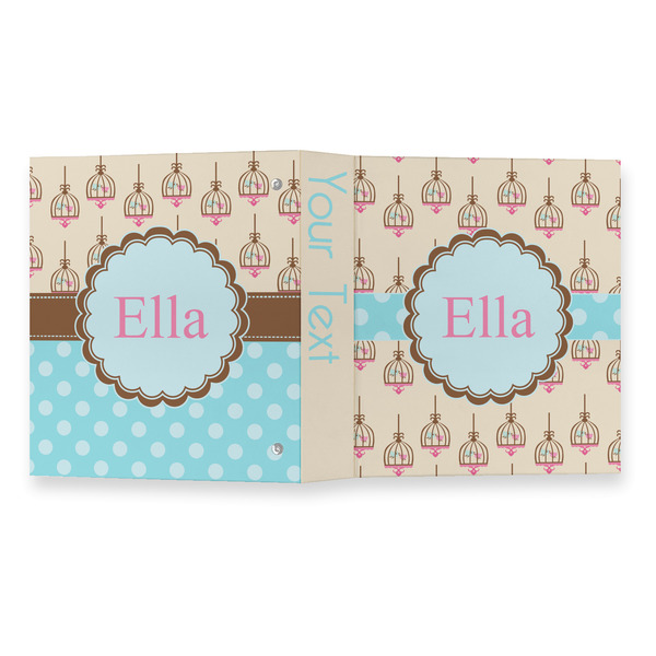 Kissing Birds 3 Ring Binders - Full Wrap - 1" - OPEN OUTSIDE