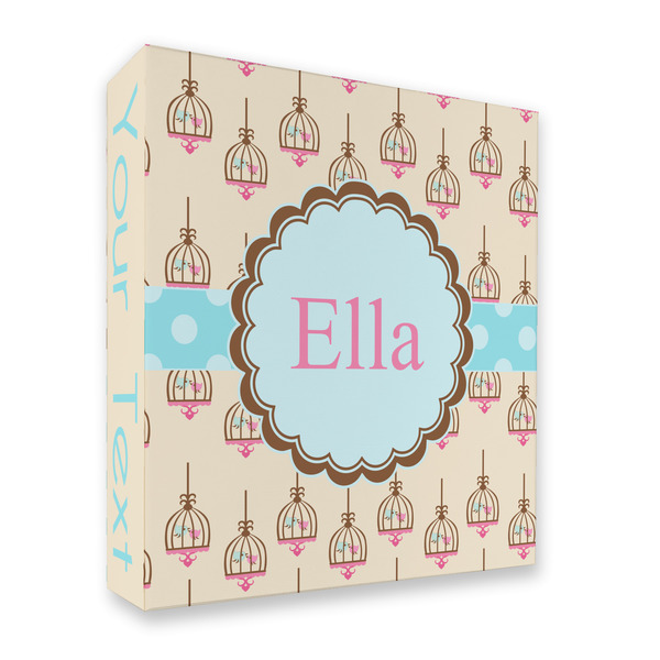 Custom Kissing Birds 3 Ring Binder - Full Wrap - 2" (Personalized)