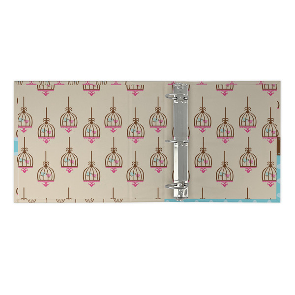 Kissing Birds 3 Ring Binders - Full Wrap - 2" - OPEN INSIDE