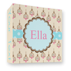 Kissing Birds 3 Ring Binder - Full Wrap - 3" (Personalized)