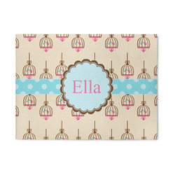 Kissing Birds 5' x 7' Patio Rug (Personalized)