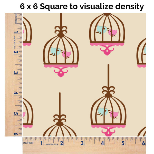 Kissing Birds 6x6 Swatch of Fabric
