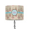 Kissing Birds 8" Drum Lampshade - ON STAND (Fabric)