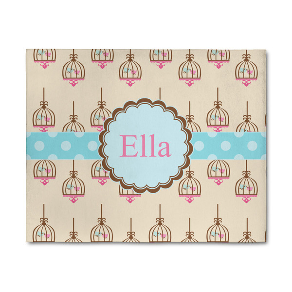 Custom Kissing Birds 8' x 10' Indoor Area Rug (Personalized)