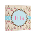 Kissing Birds Canvas Print - 8x8 (Personalized)