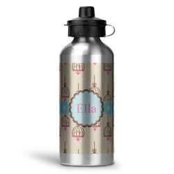 Kissing Birds Water Bottles - 20 oz - Aluminum (Personalized)