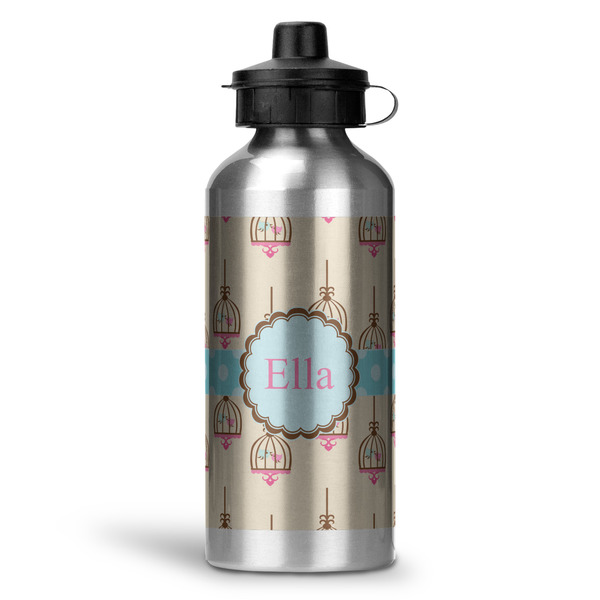 Custom Kissing Birds Water Bottles - 20 oz - Aluminum (Personalized)