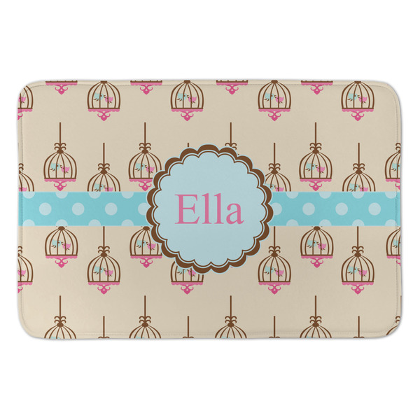 Custom Kissing Birds Anti-Fatigue Kitchen Mat (Personalized)