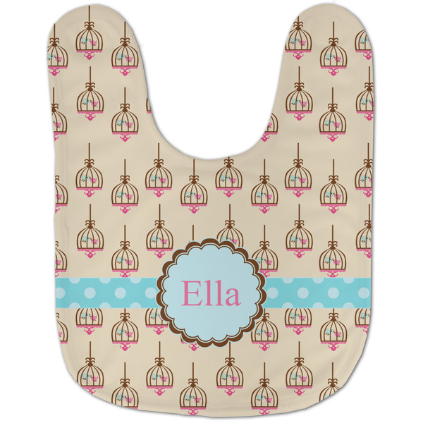 Kissing Birds Baby Bib - AFT flat