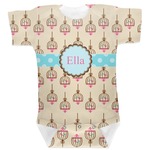 Kissing Birds Baby Bodysuit (Personalized)