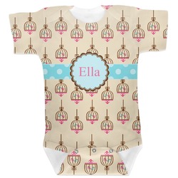 Kissing Birds Baby Bodysuit 0-3 (Personalized)