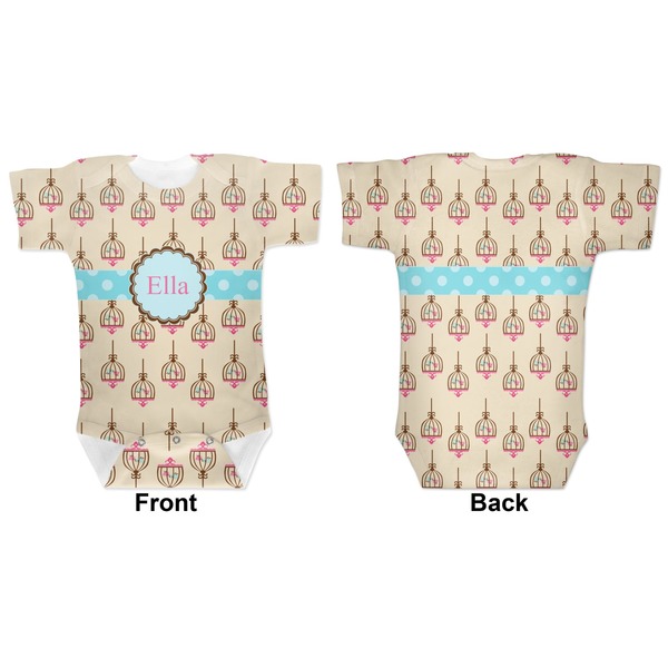 Kissing Birds Baby Bodysuit Approval