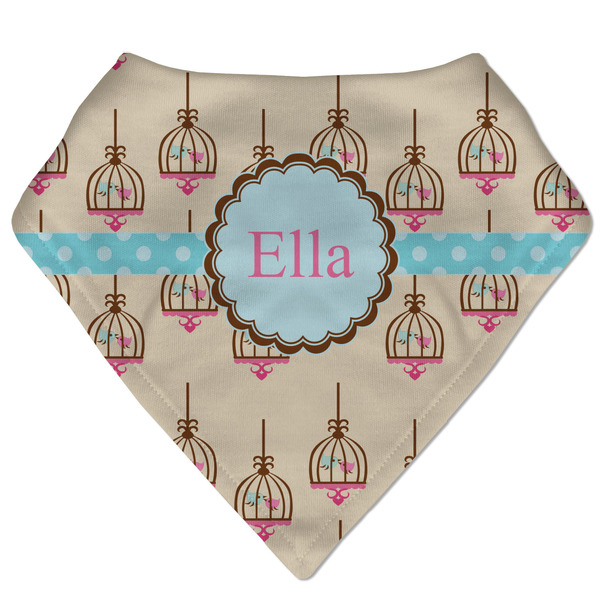 Custom Kissing Birds Bandana Bib (Personalized)