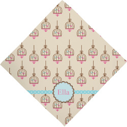 Kissing Birds Dog Bandana Scarf w/ Name or Text