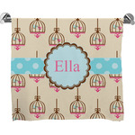 Kissing Birds Bath Towel (Personalized)