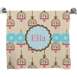 Kissing Birds Bath Towel (Personalized)