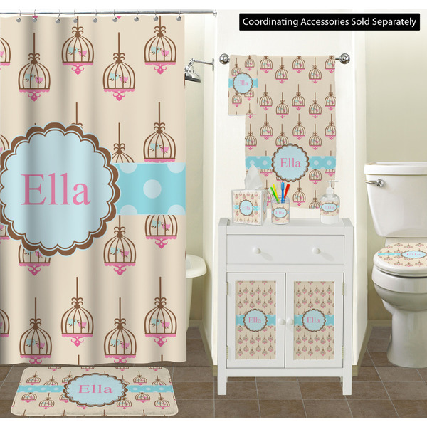 Kissing Birds Bathroom Scene