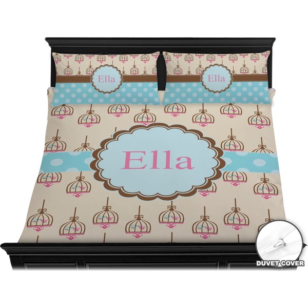 Kissing Birds Bedding Set (King) - Duvet