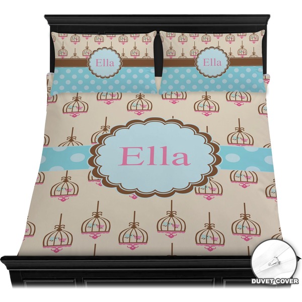 Kissing Birds Bedding Set (Queen) - Duvet