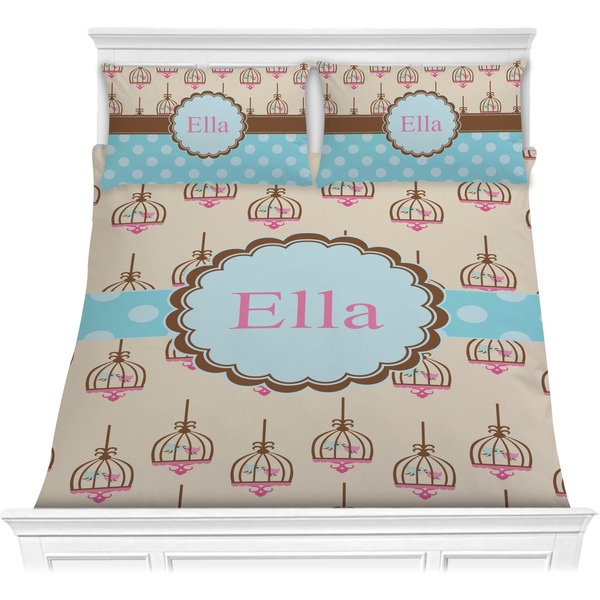 Custom Kissing Birds Comforters (Personalized)