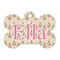 Kissing Birds Bone Shaped Dog ID Tag (Personalized)