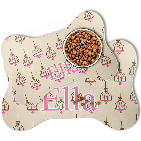 Kissing Birds Bone Shaped Dog Mats - MAIN