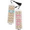 Kissing Birds Bookmark with tassel - Front and Back