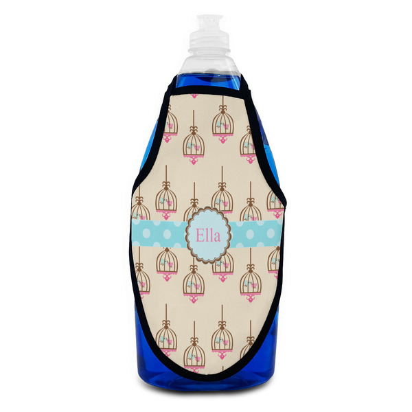 Kissing Birds Bottle Apron - Soap - FRONT