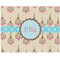 Kissing Birds Woven Fabric Placemat - Twill w/ Name or Text