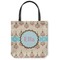 Kissing Birds Canvas Tote Bag - Small - 13"x13" (Personalized)