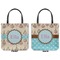 Kissing Birds Canvas Tote - Front and Back