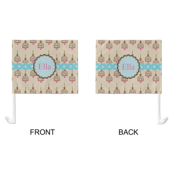 Kissing Birds Car Flag - Large - APPROVAL