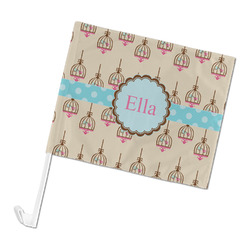 Kissing Birds Car Flag (Personalized)