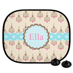 Kissing Birds Car Side Window Sun Shade (Personalized)