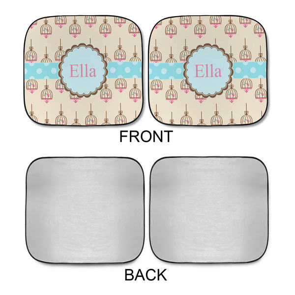 Kissing Birds Car Sun Shades - APPROVAL