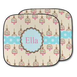 Kissing Birds Car Sun Shade - Two Piece (Personalized)