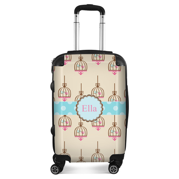 Custom Kissing Birds Suitcase (Personalized)
