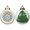 Kissing Birds Ceramic Christmas Ornament - X-Mas Tree (APPROVAL)