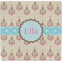 Kissing Birds Ceramic Tile Hot Pad (Personalized)