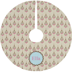 Kissing Birds Tree Skirt (Personalized)