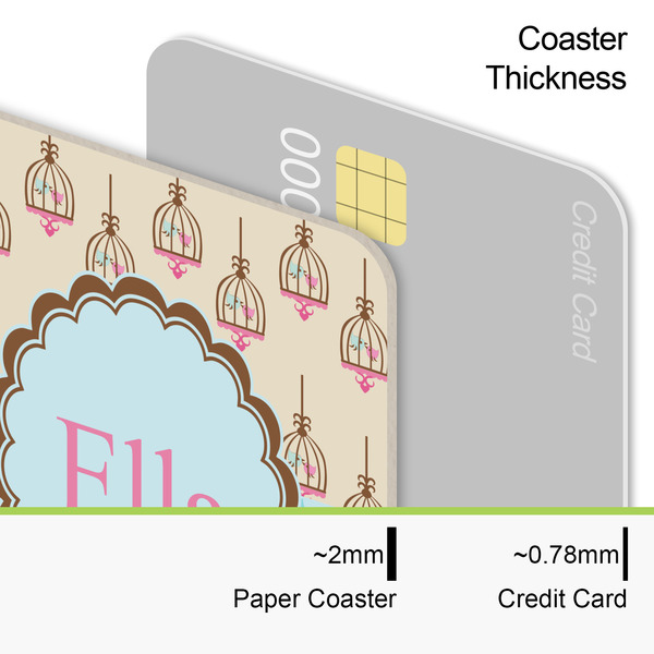 Kissing Birds Coaster Thickness