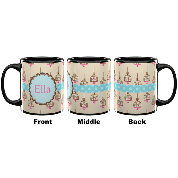 Kissing Birds Coffee Mug - 11 oz - Black APPROVAL