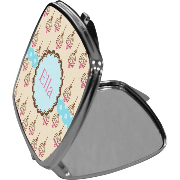 Kissing Birds Compact Mirror (Side View)