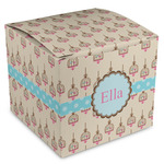 Kissing Birds Cube Favor Gift Boxes (Personalized)