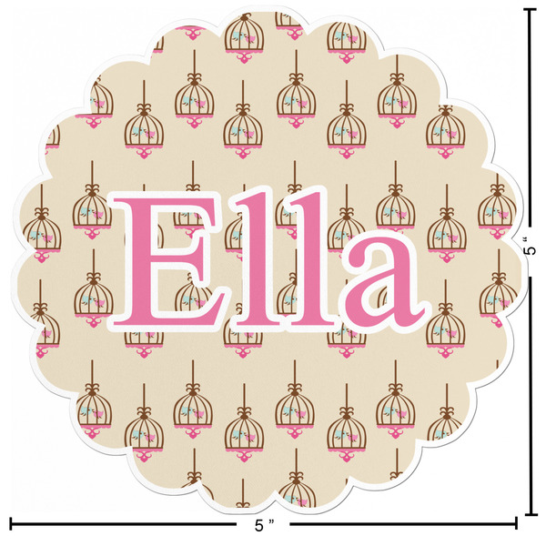 Kissing Birds Custom Shape Iron On Patches - L - APPROVAL